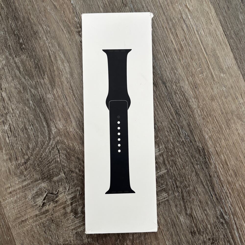 NEW Apple Watch Sports Band in Black - Size: M/L